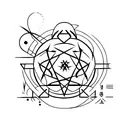 alchemy symbols tattoo design idea