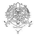 alchemy symbols tattoo design idea