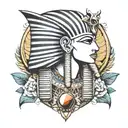 king tut tattoo design idea