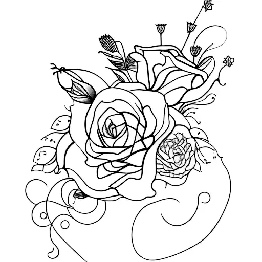 Maria Victoria tattoo design idea