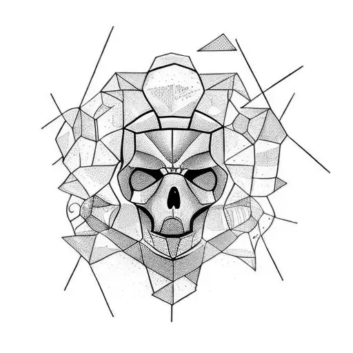 stickman con faccia di alieno  tattoo design idea