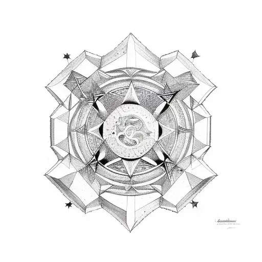 Southern Cross Star tattoo design idea