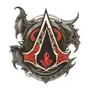 assassins creed logo tattoo design idea
