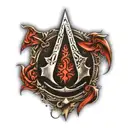 assassins creed logo tattoo design idea