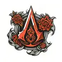 assassins creed logo tattoo design idea