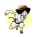 Luffy Nika tattoo design idea