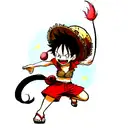 Luffy Nika tattoo design idea