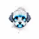 Cockapoo tattoo design idea