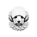 Cockapoo tattoo design idea