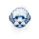 Cockapoo tattoo design idea