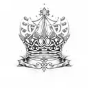 Queen's Crown tattoo design idea