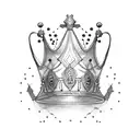 Queen's Crown tattoo design idea