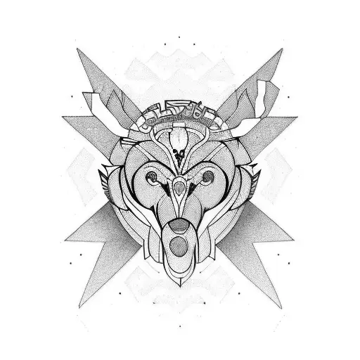 psycedelic on forarm tattoo design idea