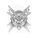 psycedelic on forarm tattoo design idea