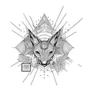 psycedelic on forarm tattoo design idea