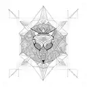 psycedelic on forarm tattoo design idea