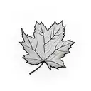 Maple Leaf tattoo design idea