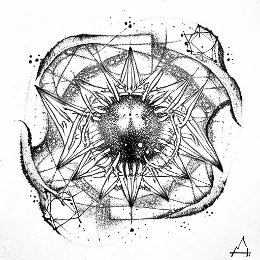 scientific equation for a supernova  tattoo design idea