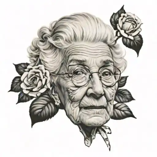 Grandma tattoo design idea