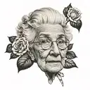 Grandma tattoo design idea