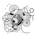 Mirrorball tattoo design idea