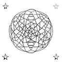 Mirrorball tattoo design idea