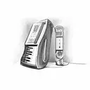 music bar tattoo design idea