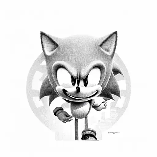 Sonic, Las Vegas, los angeles tattoo design idea