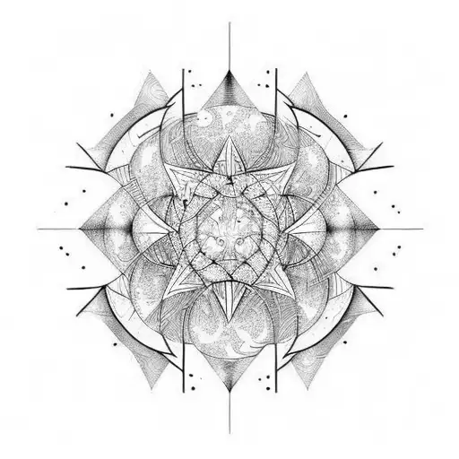 quantum physics  tattoo design idea