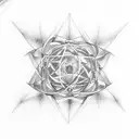 quantum physics  tattoo design idea