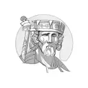 Hercules columns navigation  tattoo design idea