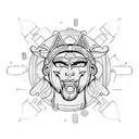 Hercules columns navigation  tattoo design idea