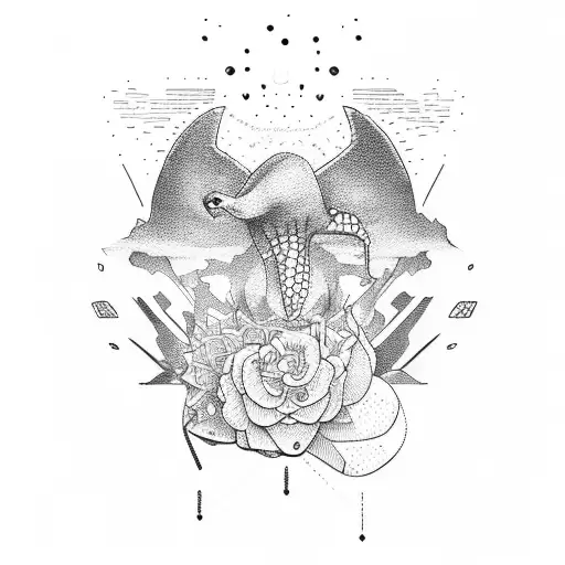 anxiety  tattoo design idea