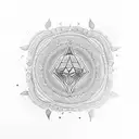 indio americano con hacha tattoo design idea