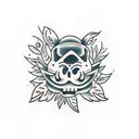 bosque  tattoo design idea