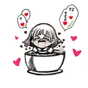 Crying Heart tattoo design idea