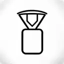 minimalist miner tools tattoo design idea