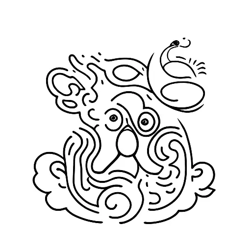 dodo bird tattoo design idea