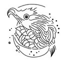 dodo bird tattoo design idea