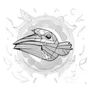 dodo bird tattoo design idea