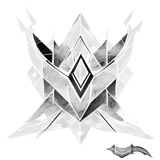 birthstone Aquamarine tattoo design idea