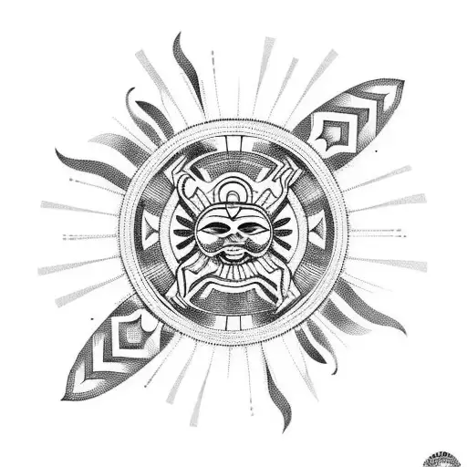 Philippines Polo Shirt - Filipino Sun And Stars Tribal Tattoo Patterns Style