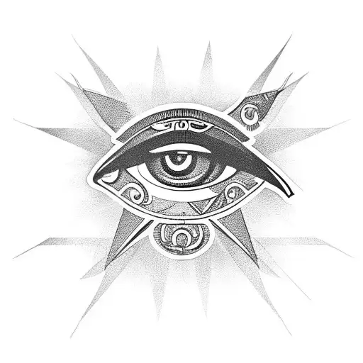 Eye of Horus tattoo design idea