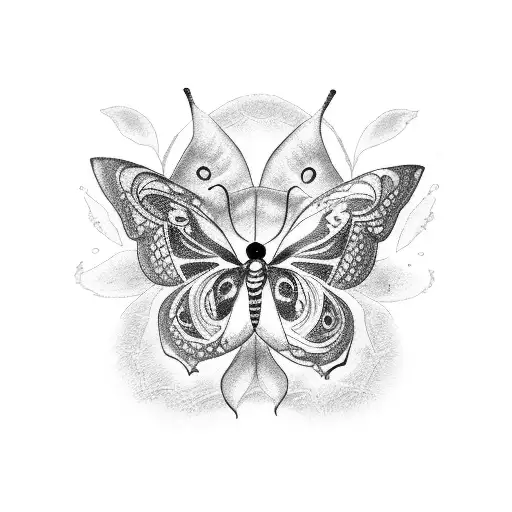 Butterflytoxic relationship tattoo design idea