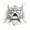 adventure time lich king tattoo design idea