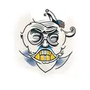 old man and the sea tattoo design idea
