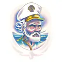 old man and the sea tattoo design idea