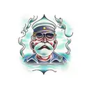 old man and the sea tattoo design idea