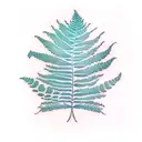 Fern Tree tattoo design idea