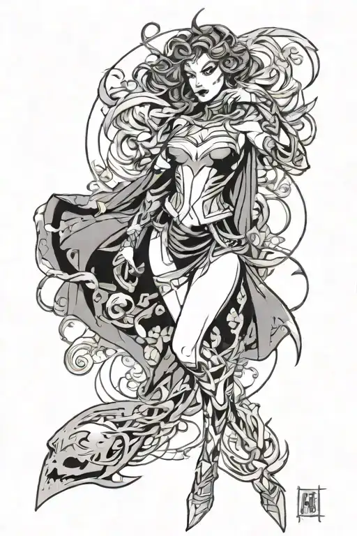 DC comics tattoo design idea